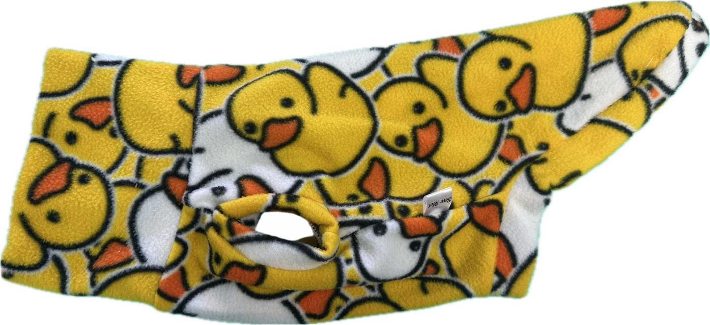 Long Dog  Fleece  Sweater - Duck