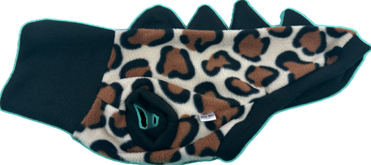 Dinosaur Jumper -  Leopard Print Brown and Black
