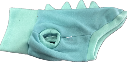 Dinosaur Jumper -  Pale Blue with Mint Green Spikes