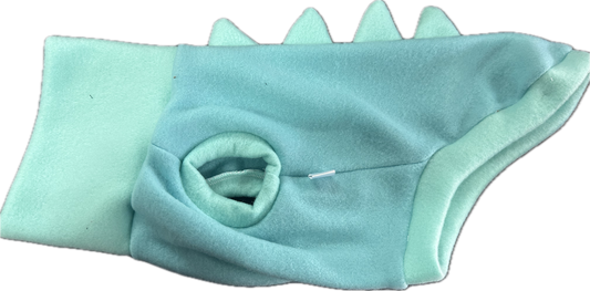 Dinosaur Jumper -  Pale Blue with Mint Green Spikes