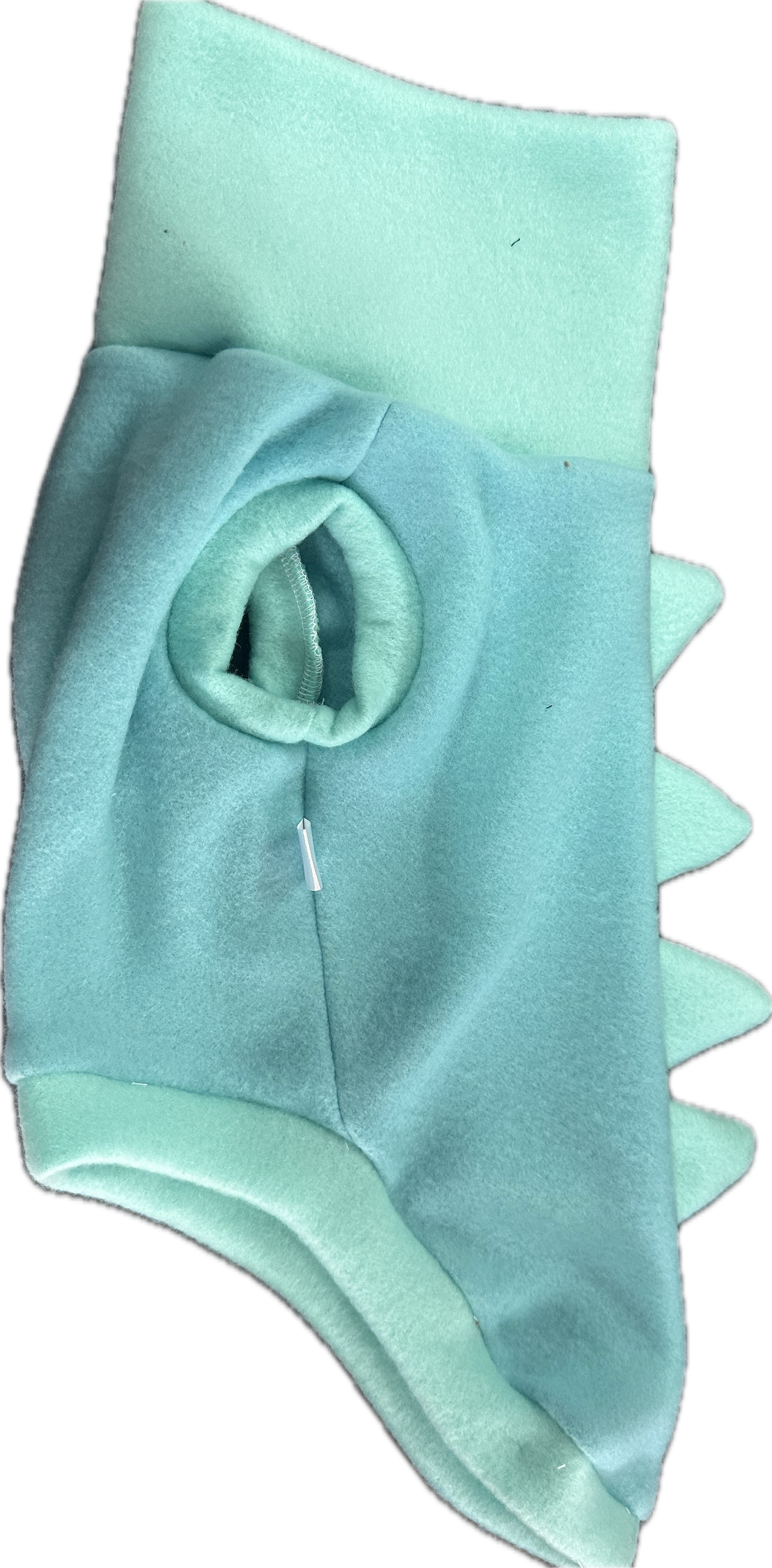 Dinosaur Jumper -  Pale Blue with Mint Green Spikes