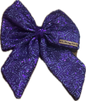 Sailor Bow -  Purple Sequin