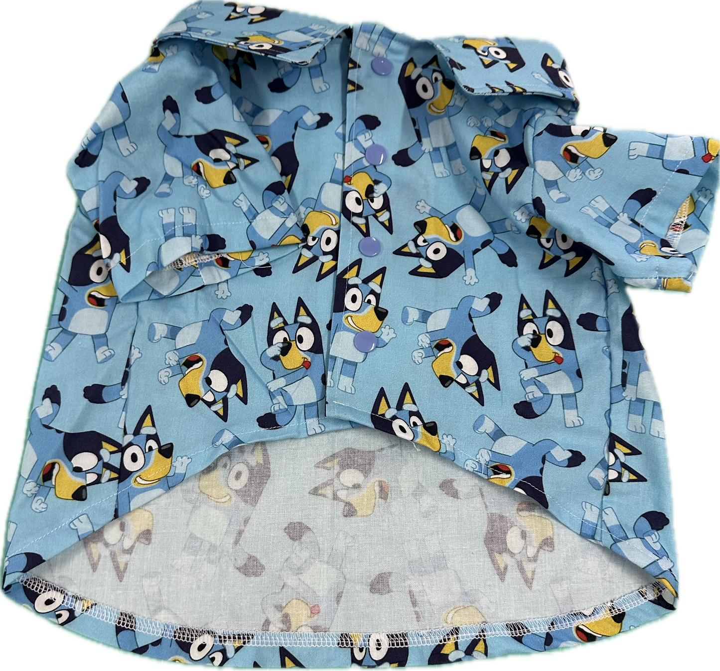 Collared Shirt - Bluey  (Wide Fit)