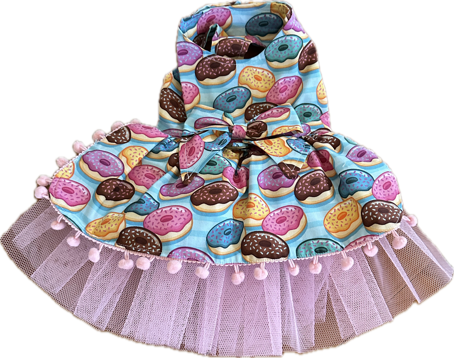 Dress  Donut  with Pink Tulle Skirt   and NEW FEATURE D ring