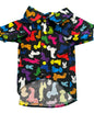 Collared Shirt  -  Multi Coloured Dachshund (Slim Fit)