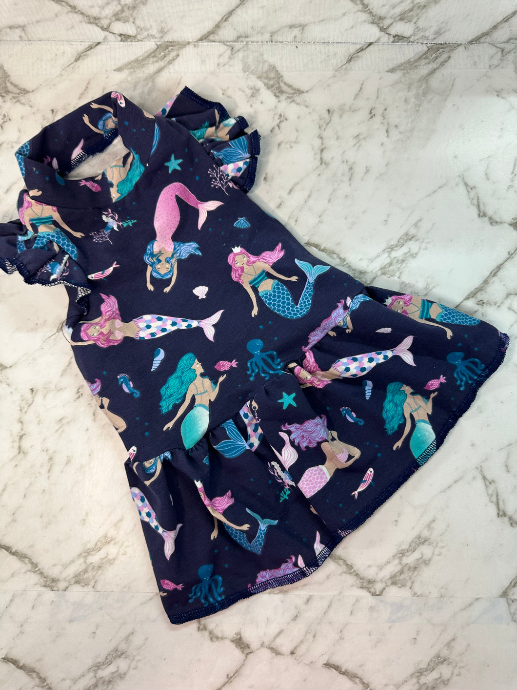 Doggy Dress / Jersey -  Mermaids swimming on Navy