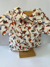 Load image into Gallery viewer, Christmas Collared Shirt -  Toy Print SIZE LARGE
