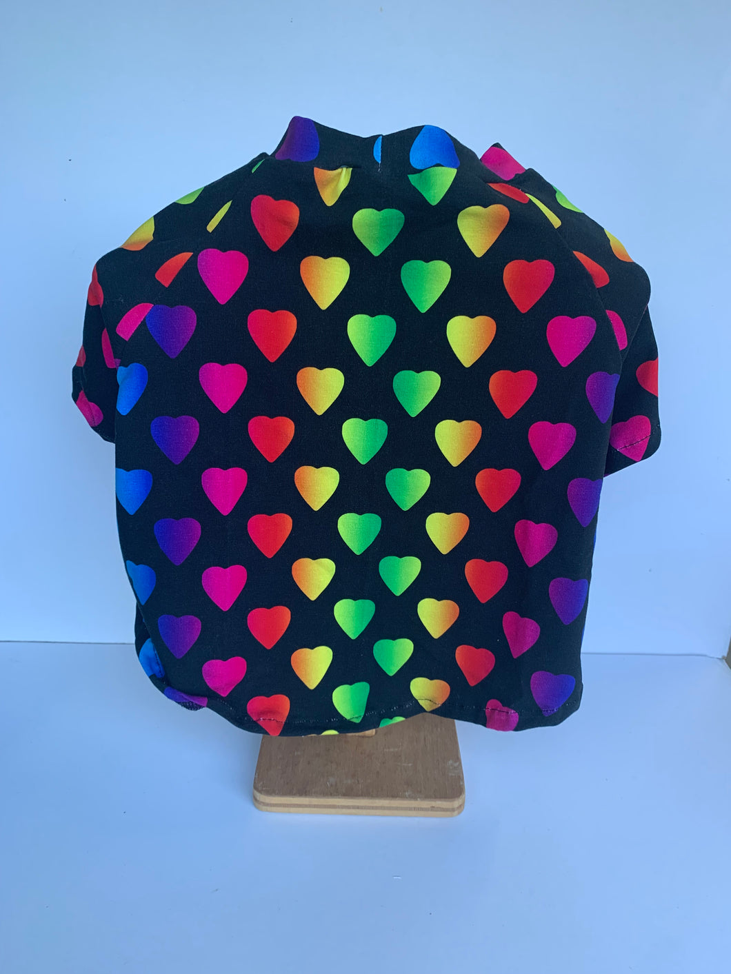 Doggy T Shirt - RAINBOW HEART