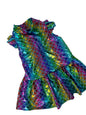 Doggy Dresses  / Foil Lycra -  Mermaid Rainbow
