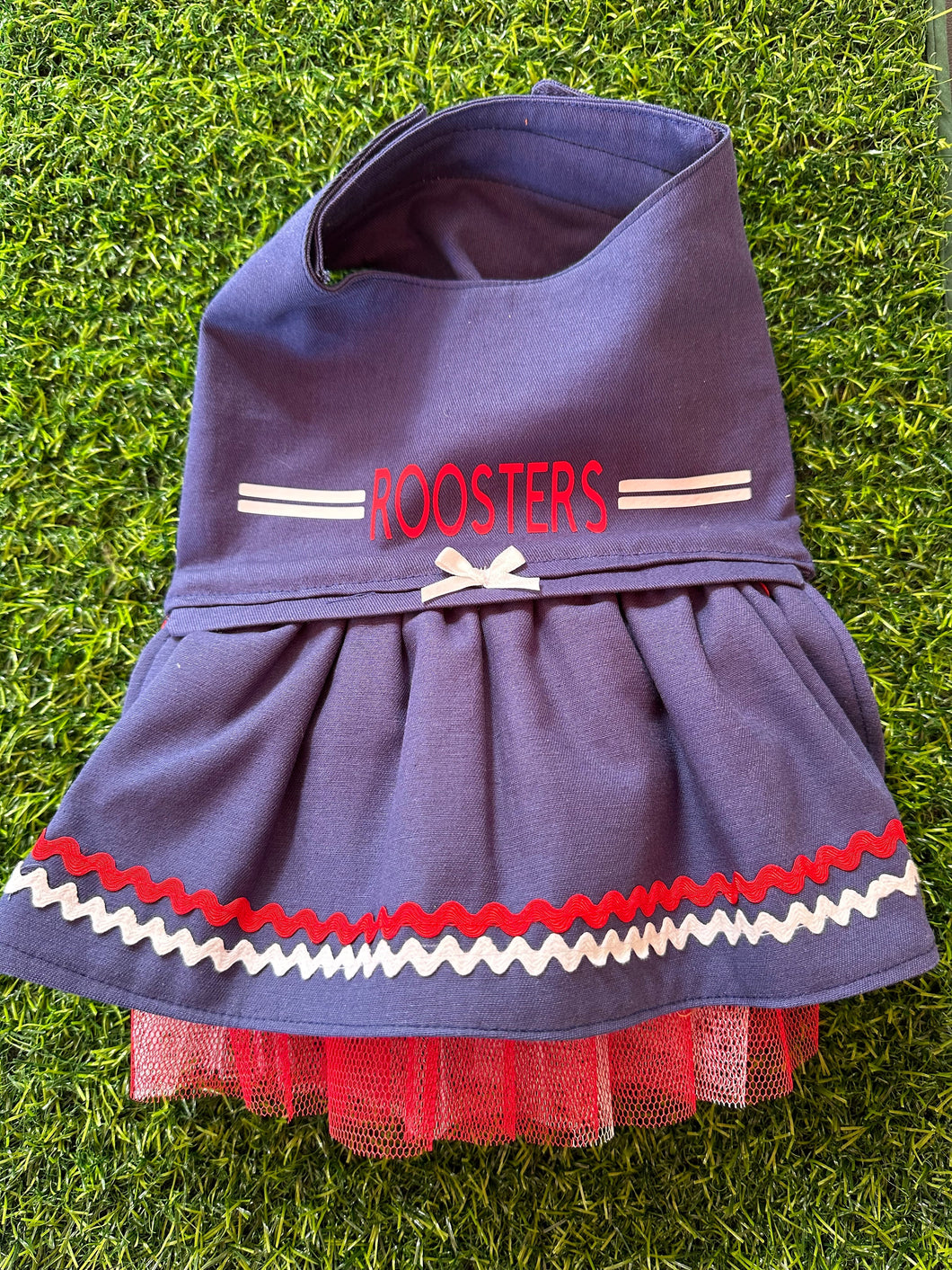 Doggy Dress  - Cheerleader Roosters tulle underskirt