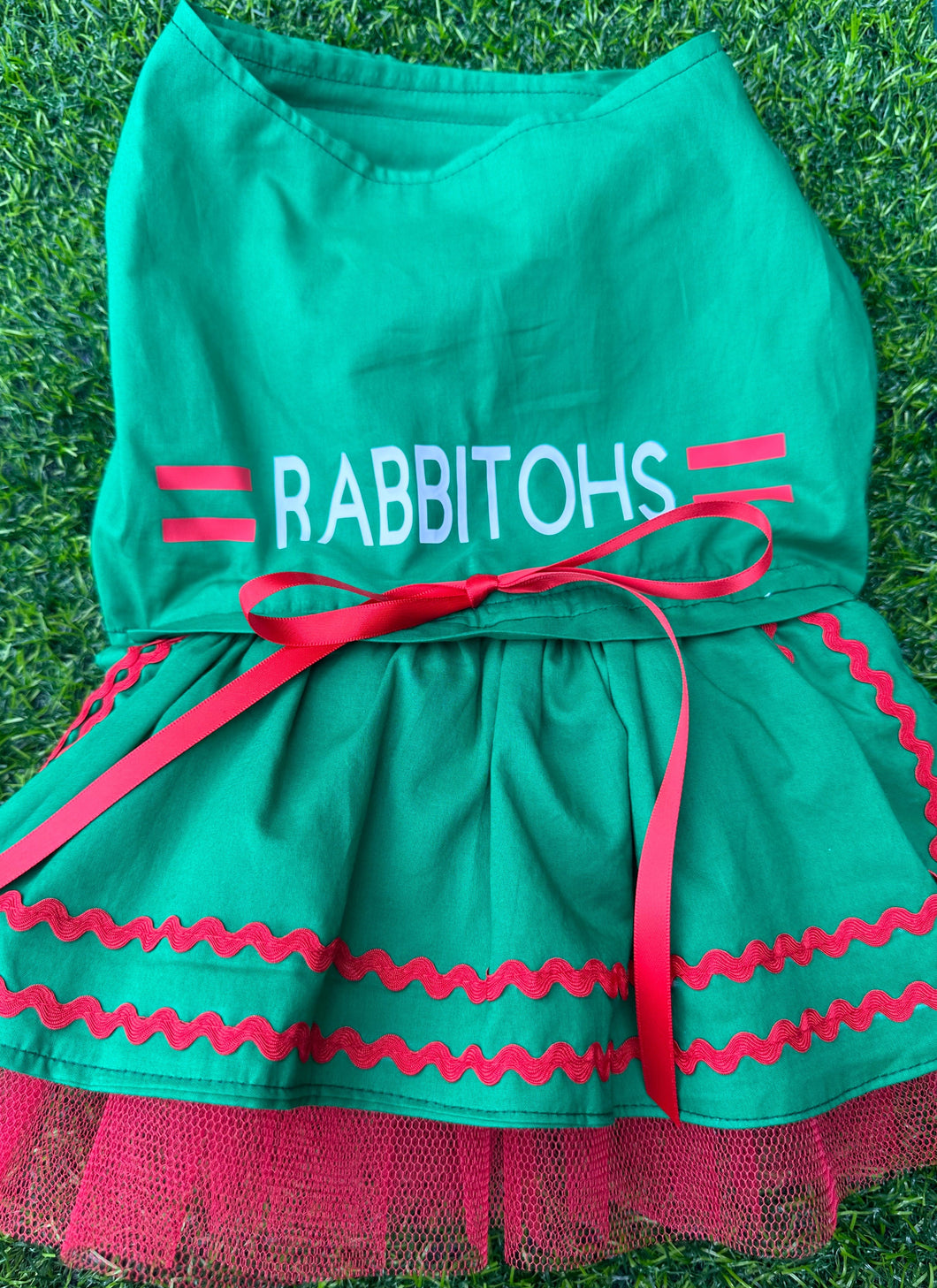 Doggy Dress  - Cheerleader Rabbitohs tulle underskirt